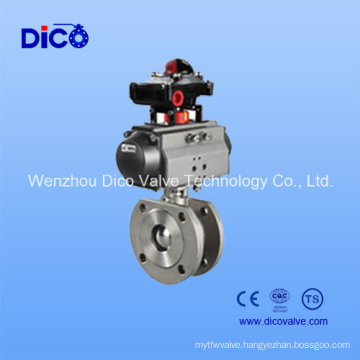 Ts Pneumatic Wafer Ball Valve (Q671F)